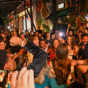 Famosos se reúnem durante a festa de lançamento da nova novelas das 19h, 'Família É Tudo', nos estúdios Globo, em Curicica, na zona Oeste do Rio, nesta quinta-feira, 22 de fevereiro de 2024