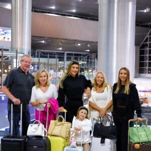 Ana Paula Siebert levou a família para passar férias nas Maldivas
