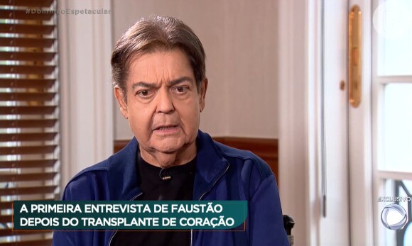 Faustão internado: após transplante de coração, apresentador deu entrevistas para a TV e rádio, mas não foi visto em eventos