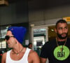Luan Santana e Jade Magalhães foram flagrados em um aeroporto nesta terça-feira (27)