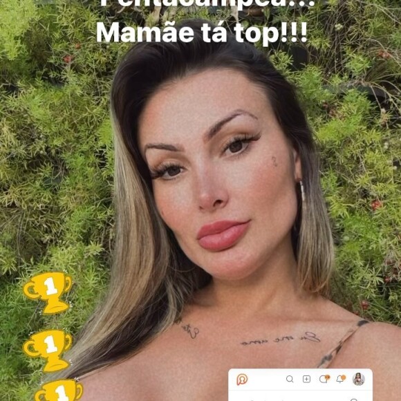 Andressa Urach atingiu o topo do Privacy novamente com a venda de vídeos pornôs