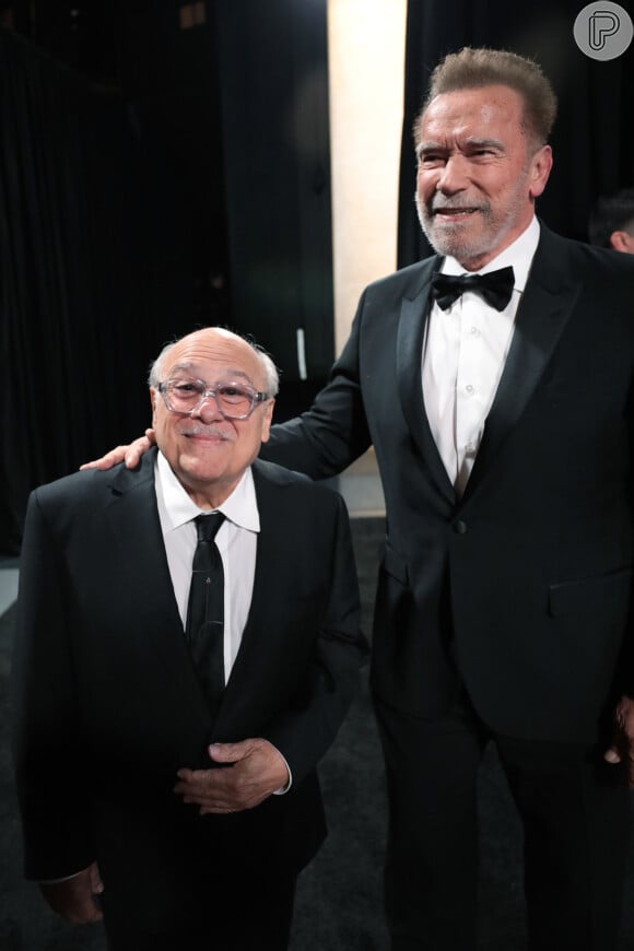 Memes do Oscar 2024: diferença de altura de Danny Devito e Arnold Schwarzenegger também rendeu brincadeiras