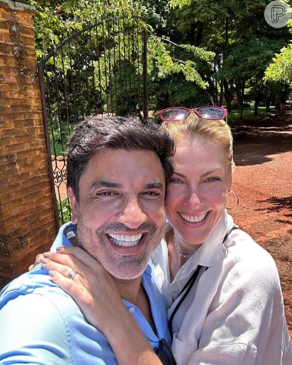 Ana Hickmann e Edu Guedes assumiram o namoro nesta semana após muitas especulações sobre o romance