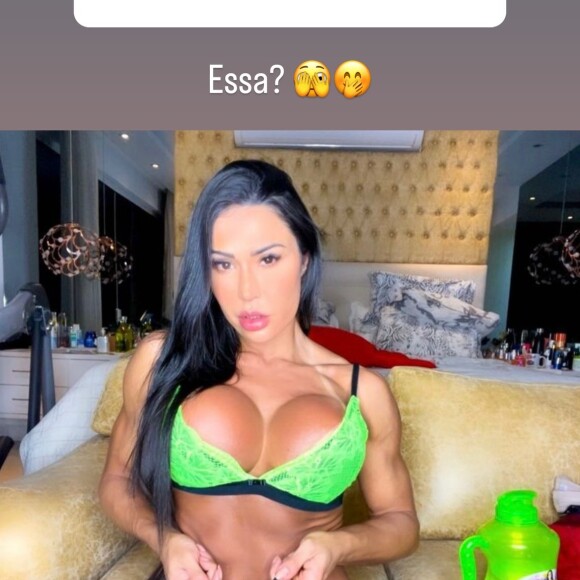 Gracyanne Barbosa: calcinha no limite e virilha lisinha! Musa fitness postou foto sexy para atender seguidor