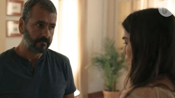 Em 'Renascer', José Inocêncio (Marcos Palmeira) pretende tomar posse do neto que acha que espera de Buba (Gabriela Medeiros).