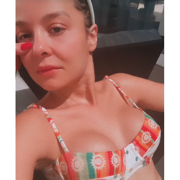 Maiara interagiu com sua mãe, que reparou um determinado inchaço na parte de baixo dos seus olhos
