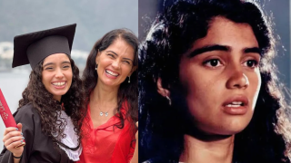 Maria Santa de 'Renascer' em 1993, Patricia França mostra raras fotos com filha e semelhança com personagem rouba a cena: 'Tá parecendo com a mãe na novela''