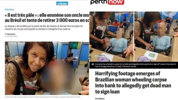 Crime do tio morto no banco vira manchete em jornais internacionais