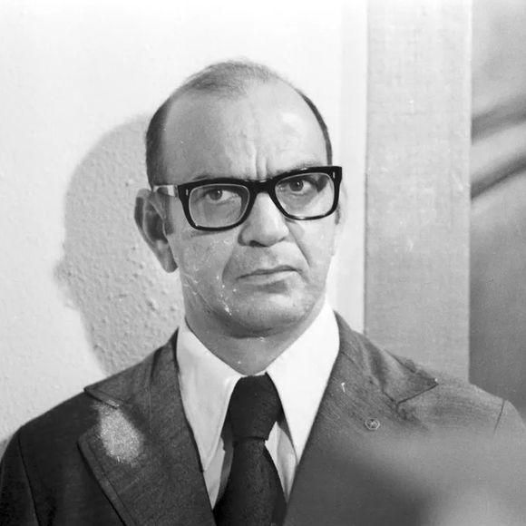 Lima Duarte em foto da novela 'Pecado Capital' de 1975 como o milionário Salviano Lisboa