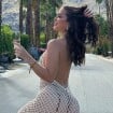 Nos EUA, Mel Maia combina biquíni fio-dental nude com vestido de rede e bumbum GIGANTE vira centro das atenções: 'Corpaço'