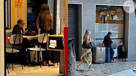 Duas mulheres, mãe e filha, vivem no McDonald's do Leblon, no Rio de Janeiro