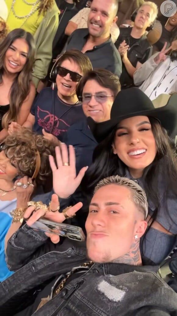 MC Daniel tirou selfie com vários artistas como Ana Castela e publicou no Instagram