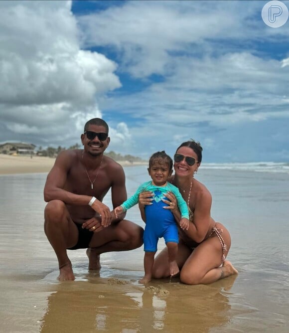 Filho de Viviane Araujo e Guilherme Militão, Joaquim, de 1 ano, já havia sido alvo de ataques na web