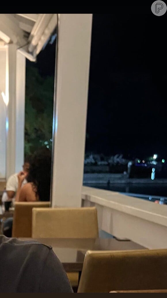 Davi foi flagrado em restaurante com influencer Bárbara Contreras
