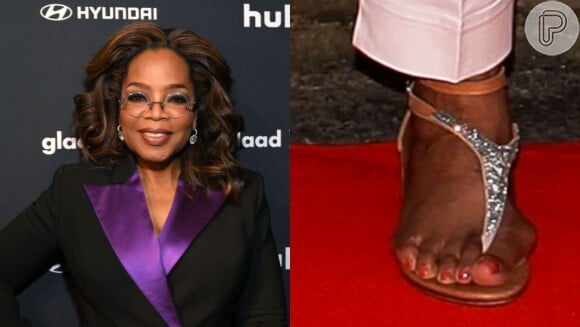 Nem mesmo Oprah Winfrey escapou das críticas por seus pés, que internautas julgaram ser fora do padrão de beleza