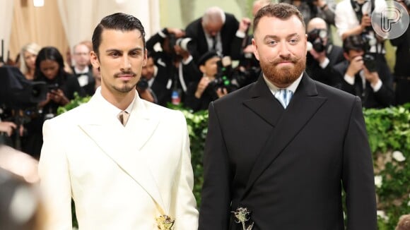 Sam Smith e Christian Cowan estreiam juntos como um casal no MET Gala 2024