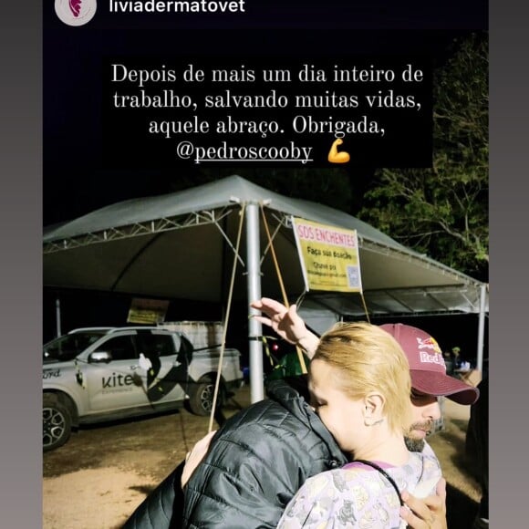 Pedro Scooby ajudou a salvar vítimas da enchente no RS