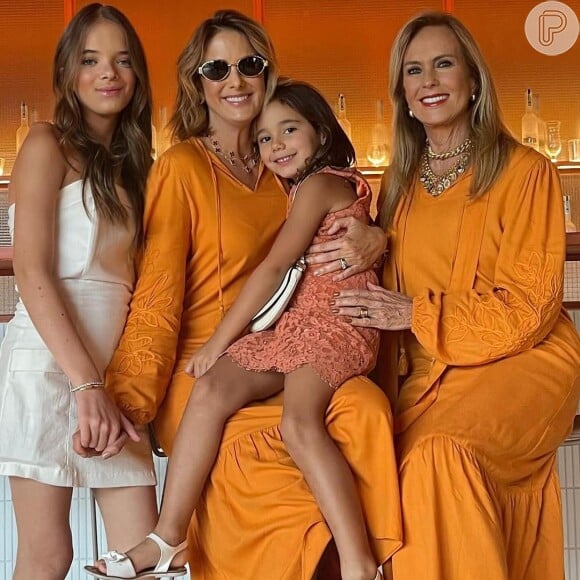 Ticiane Pinheiro é mãe de Rafa Justus e Manuella e filha de Helô Pinheiro