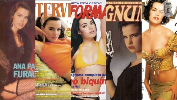 Capas de revista de Ana Paula Arósio: de biquíni a foto com arma, atriz estampou dezenas de produções nacionais e internacionais