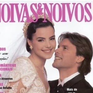 Ana Paula Arósio de noiva? Temos também! Na revista Noivas & Noivos, atriz posou dando dicas de vestidos para mulheres