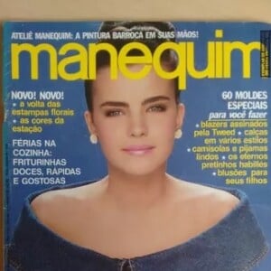 De lookinho jeans, Ana Paula Arósio esbanjou muito estilo para a revista Manequim