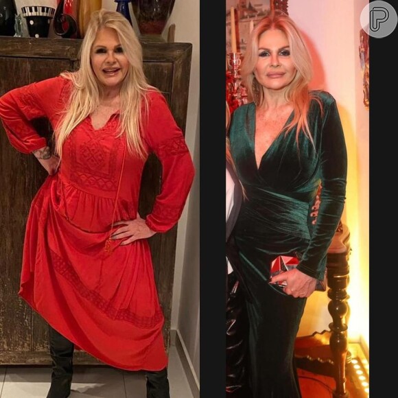 Antes e depois de Monique Evans, com 10 kg a menos, impressionou internautas