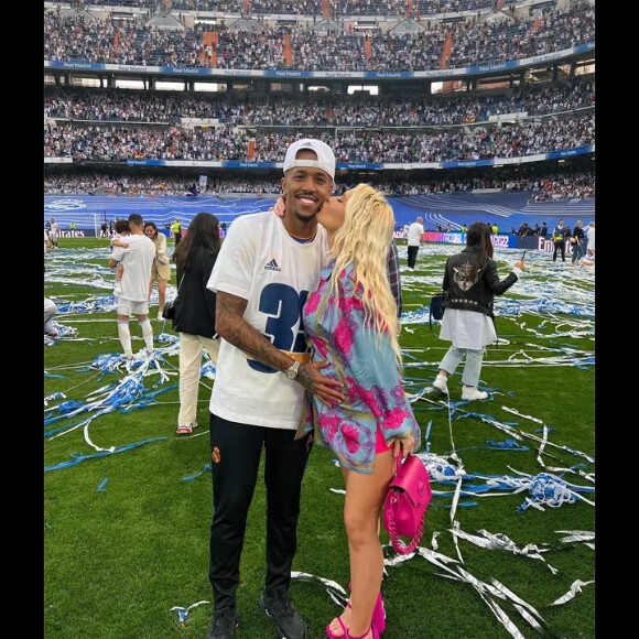 Éder Militão e Karoline Lima ficaram juntos por pouco mais de um ano, entre 2021 e 2022