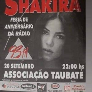 Shakira se apresentou na Associação Taubaté em 1997 e até hoje, há quem diga que espetáculo não aconteceu - de tão aleatório; fãs que estavam no local confirmam show icônico