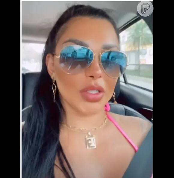 Jenny Miranda negou ter visitado Bia Miranda e seu neto, Kaleb, na maternidade