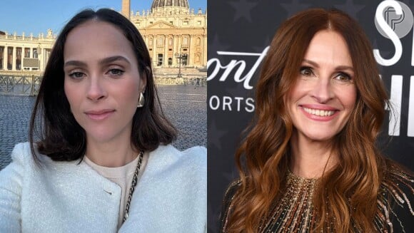 Letícia Cazarré e Julia Roberts se parecem? Web nota semelhança e stylist comenta. Veja!