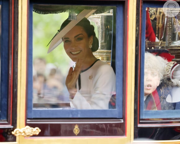 Kate Middleton chamou atenção pelo sorriso