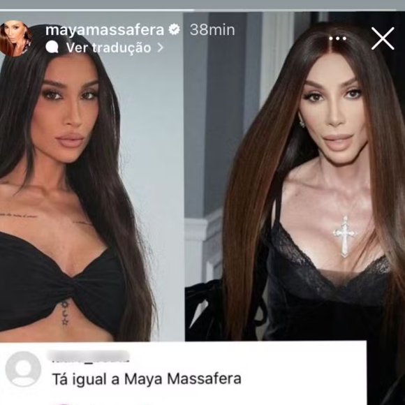 Maya Massafera se diverte com comparações com Bianca Andrade