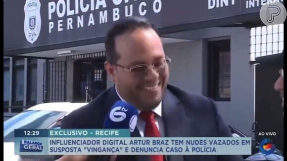 Advogado de Artur Braz caiu na risada no meio da entrevista