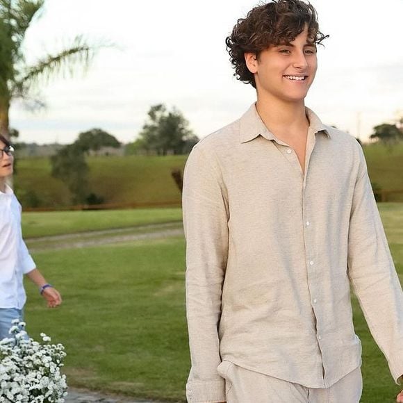 Davi, filho mais velho de Claudia Leite e Marcio Pedreira