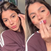 Fruta pode ser maquiagem? Vídeo de Hariany Almeida com amora vira polêmica; maquiador dá importante alerta: 'Pode aumentar o risco de infecções'