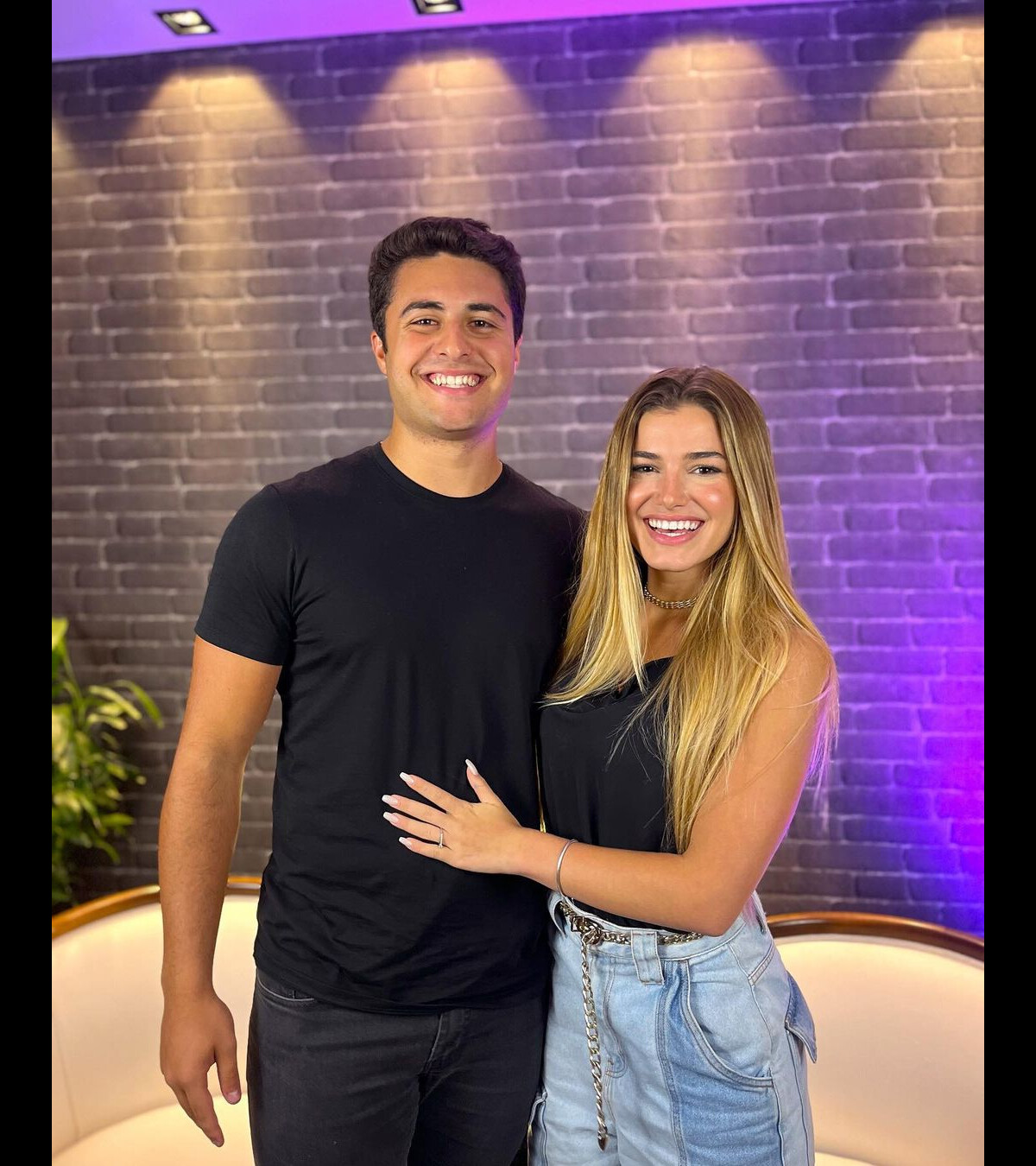 Foto Luigi César e Júlia Vieira escolheram a Fazenda Santa Barbara, em