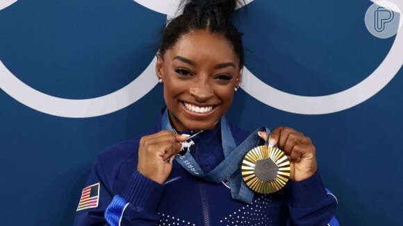 Saiba quanto as medalhas de ouro nas Olimpíadas de Paris 2024 renderam à Simone Biles