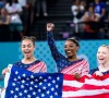 Simone Biles ganhou medalha de ouro por equipes da Ginástica Artística nas Olimpíadas de Paris 2024