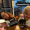 De volta ao Brasil, Bruna Marquezine e João Guilherme levam filhos de quatro patas a restaurante no Rio e fazem foto fofa!