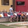 Na área externa da casa do 'BBB15', Marco comenta briga com Tamires