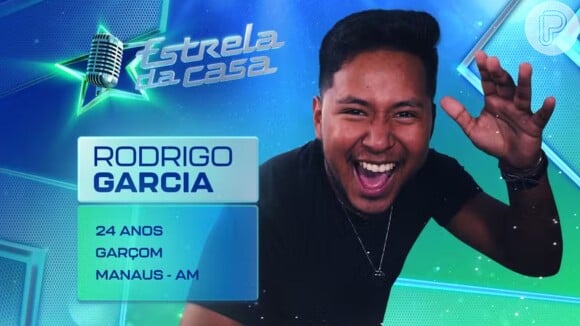 Rodrigo Garcia está no 'Estrela da Casa' e já abriu shows para o Babado Novo