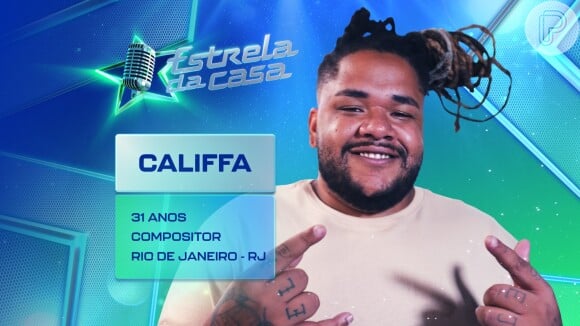 'Estrela da Casa': Califfa representa o trap