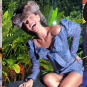 Bruna Marquezine em alguns momentos de sua festa de 29 anos