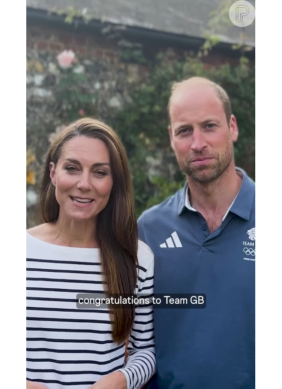 Príncipe William surpreendeu ao aparecer de barba ao lado de Kate Middleton em um vídeo recente