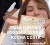 Virgínia compartilhou em seus stories nas redes sociais que o nome completo do filho caçula é José Leonardo Fonseca Serrão Rocha Costa.