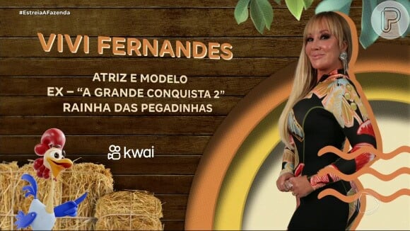 A Fazenda 2024: Vivi Fernandes aparece em primeiro lugar na enquete UOL, com 17,11% da preferência do público