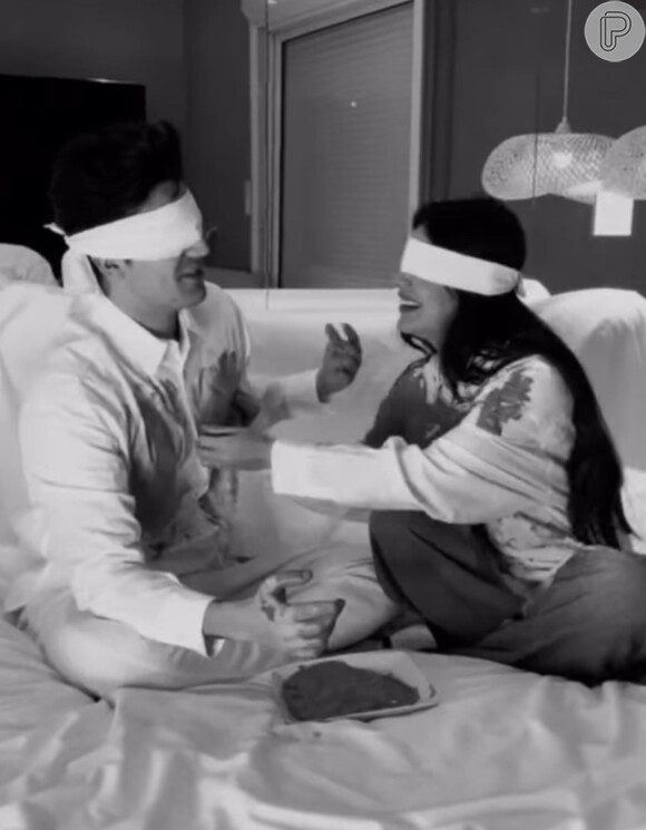 Luan Santana e Jade Magalhães postaram vídeo super fofo descobrindo sexo do bebê