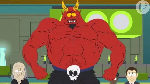 No episódio do desenho animado 'South Park', chamado de 'Inferno na Terra', o personagem de Satanás fica irritado com P. Diddy.