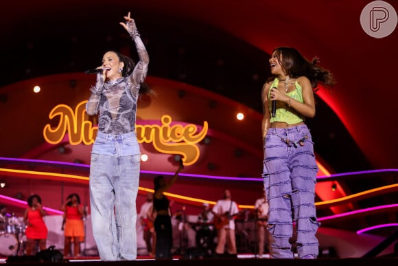 Calça diferentona de Ivete Sangalo com cós duplo em show de Ludmilla viraliza e web reprova: 'Que não vire moda'; veja o look!