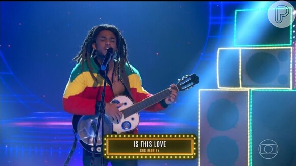 Juan Paiva agradou os internautas como Bob Marley